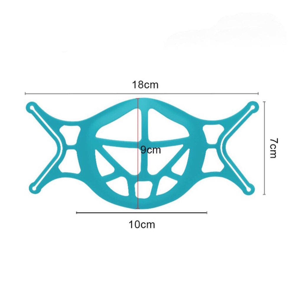 Miếng đệm lót khẩu trang silicon chống trôi son thoáng khí | BigBuy360 - bigbuy360.vn