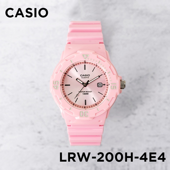 Đồng hồ nữ dây nhựa Casio chính hãng Anh Khuê LRW-200H-4E4VDF (34mm)