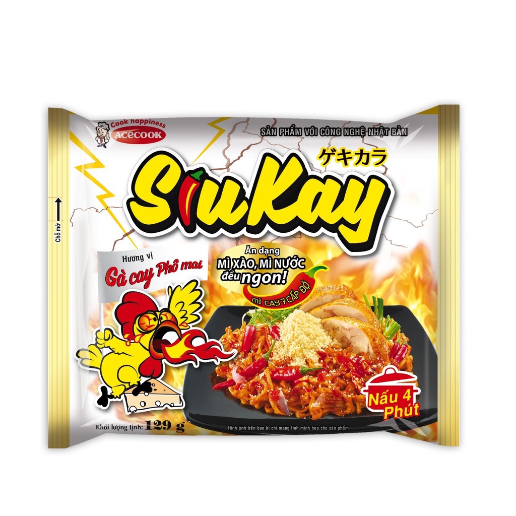 Mì hải sản SiuKay gói 128g