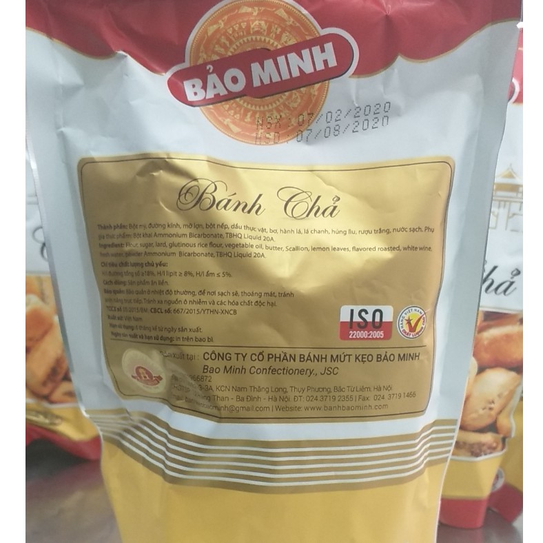 Bánh Ngọt Ăn Vặt Đặc Sản Hà Nội Bánh Chả Bảo Minh 230g