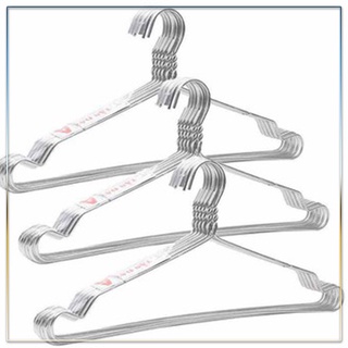Combo 10 móc quần áo nhôm người lớn - to dày
