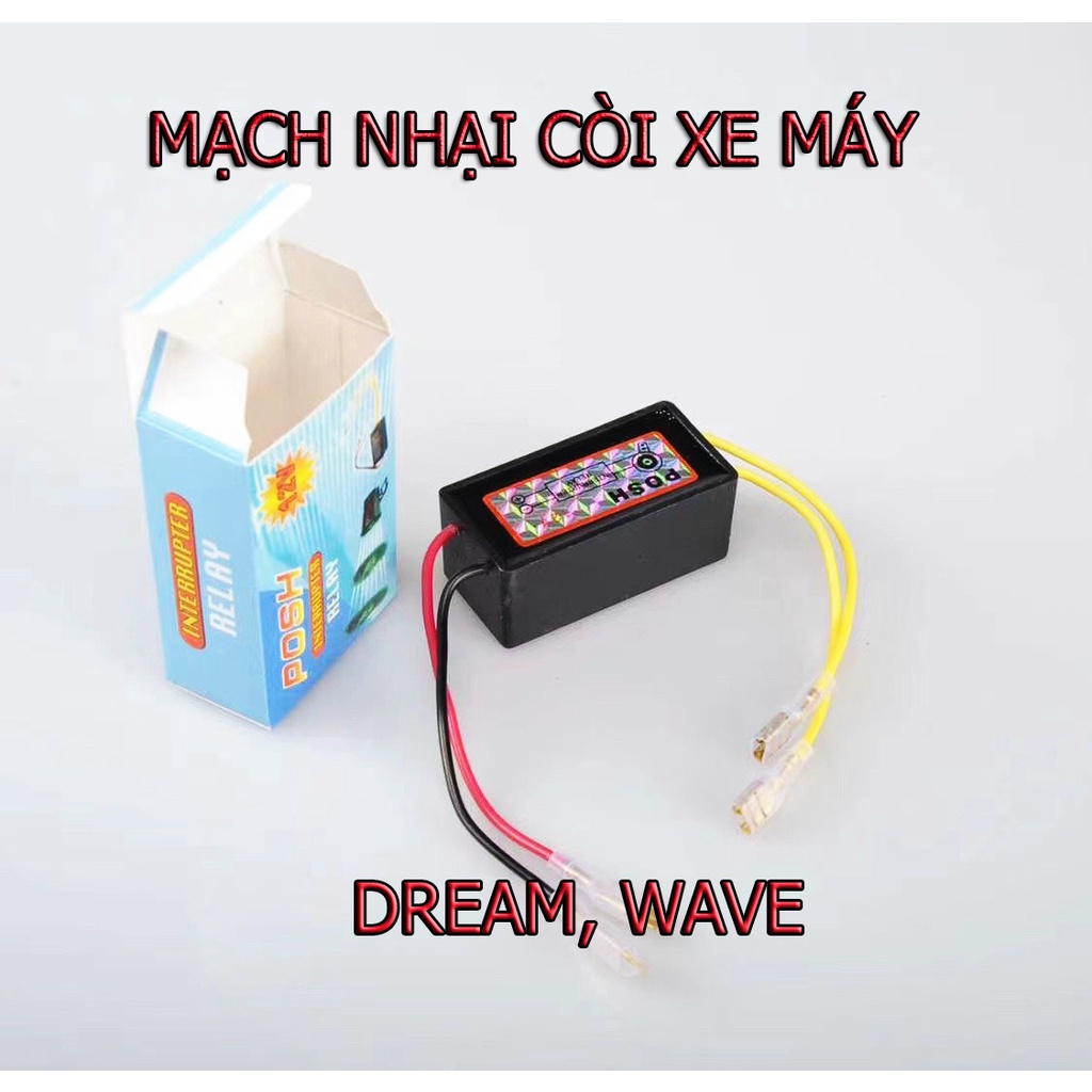 Mạch Nhại Còi Xe Máy,Xe Đạp Điện, ô tô 12v Hàng Loại I Tặng Full Jack Cắm