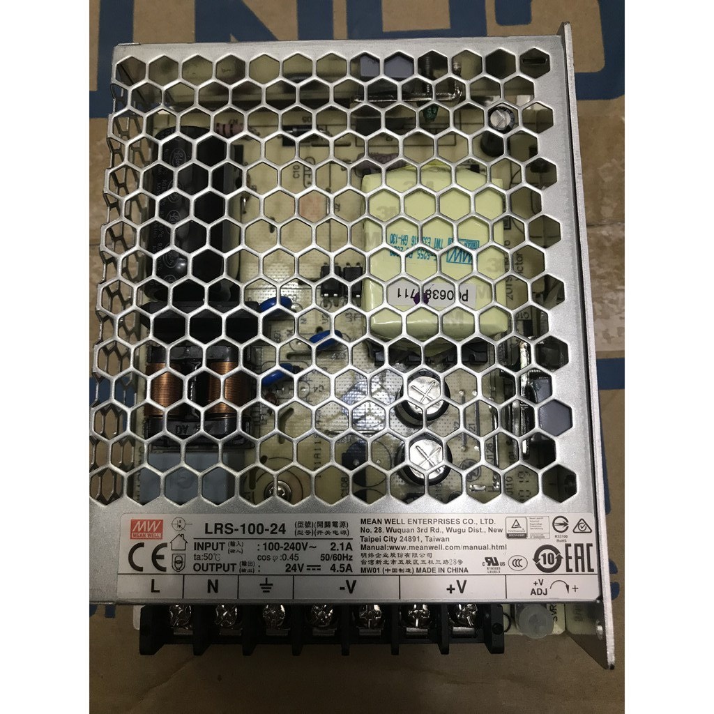 [MeanWell] Nguồn xung LRS-100-24 (24V-2,1A) hàng chất lượng cao