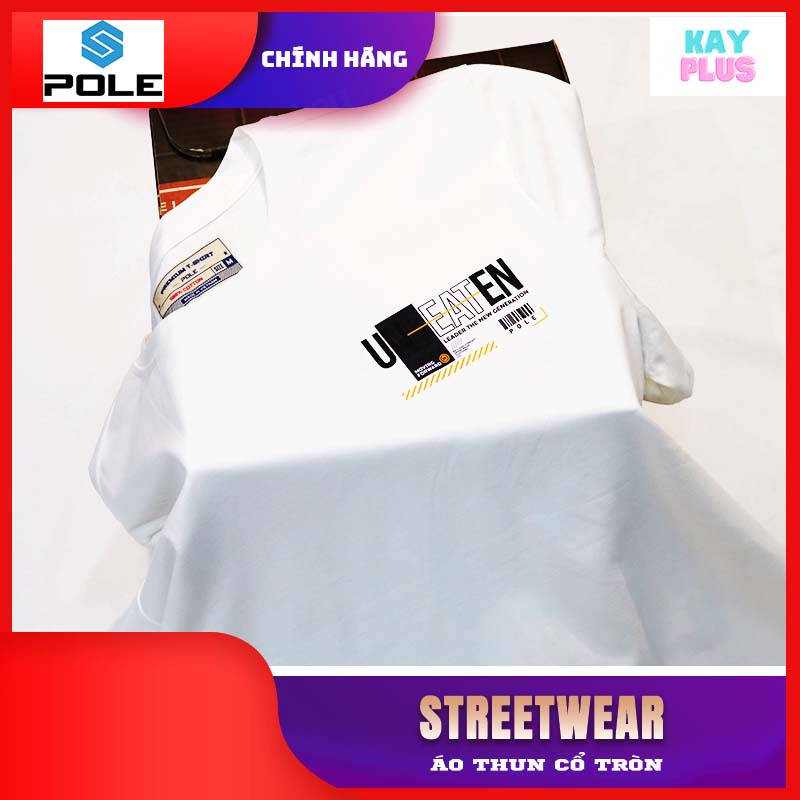 Áo thun Nam &amp; Nữ cổ tròn POLE - Streetwear 01