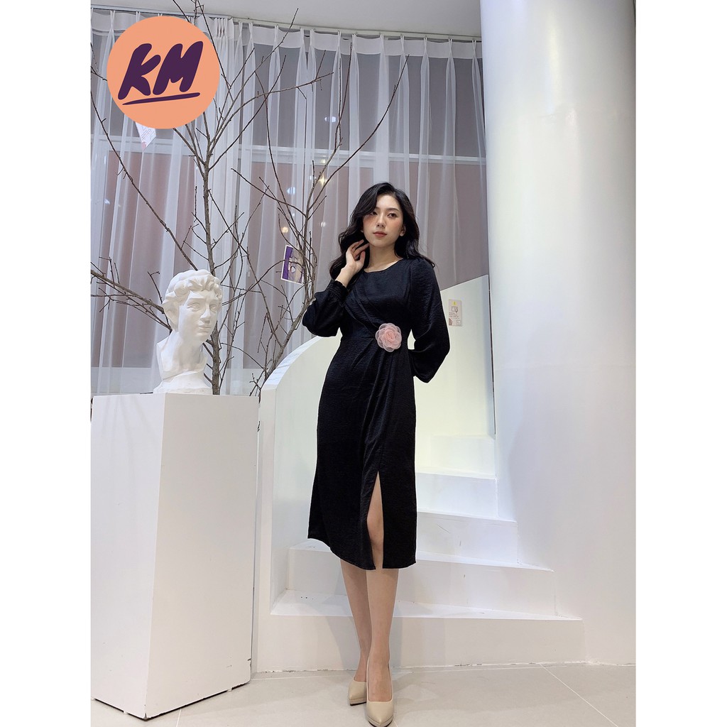 Đầm Thiết Kế Dáng Suông Chiết Eo nữ tính (Ảnh thật shop tự chụp) | BigBuy360 - bigbuy360.vn