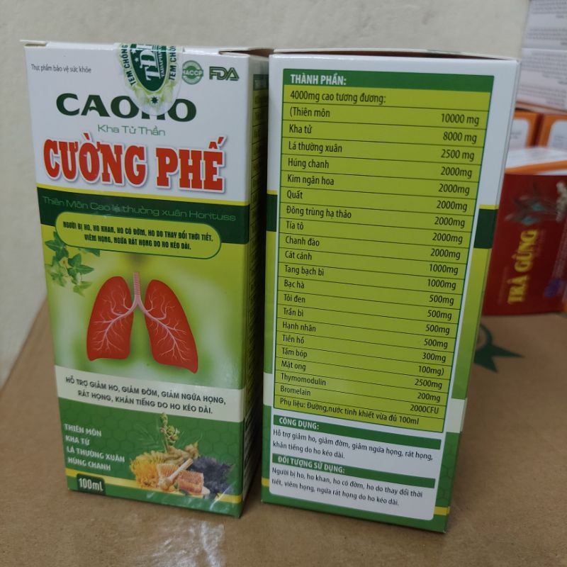《Date 2025》Cao ho cường phế  100ml