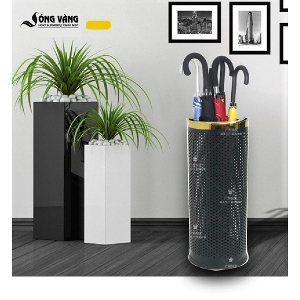 Ống cắm ô dù đi mưa dùng trong tòa nhà, khách sạn - Thùng đựng ô dù