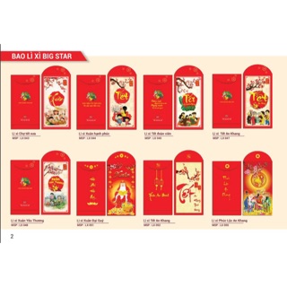 Combo 2200 bao lì xì cỡ lớn kèm vat