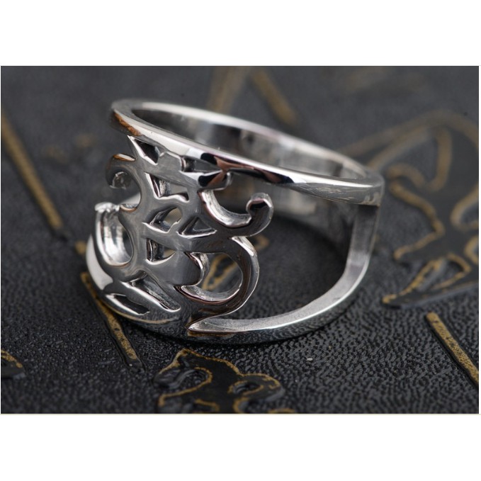 Nhẫn Khắc Thần Chú Om Mani Padme Hum Tây Tạng -NH139