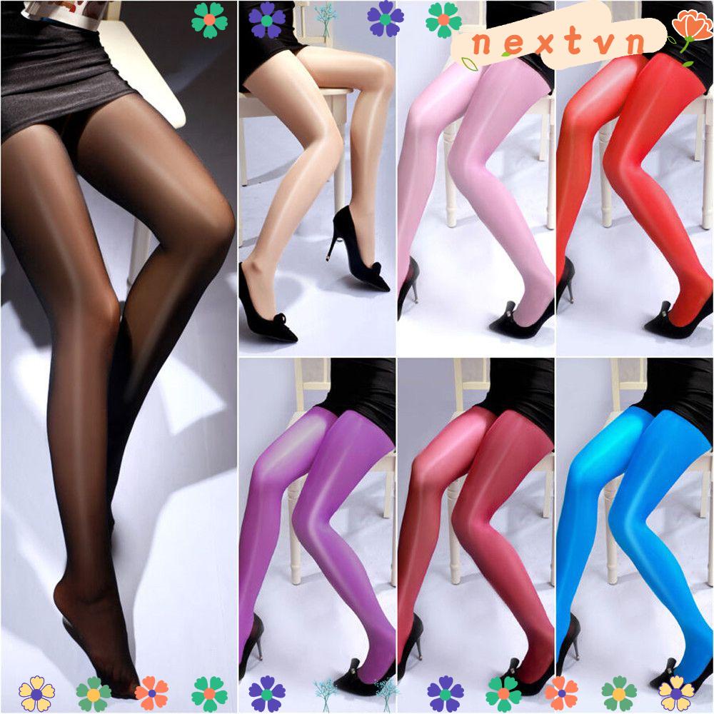 Quần tất dài không lộ chỉ may bó sát có độ bóng quyến rũ nhiều màu sắc gợi cảm cho nữ