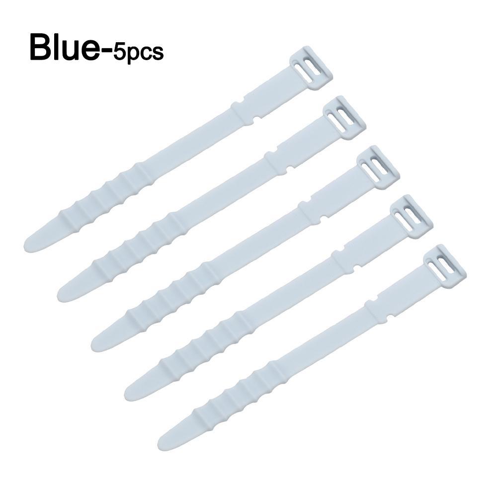 CHOOKEY Bộ 5 Dây Quấn Tai Nghe Silicone Hình Xương Cá