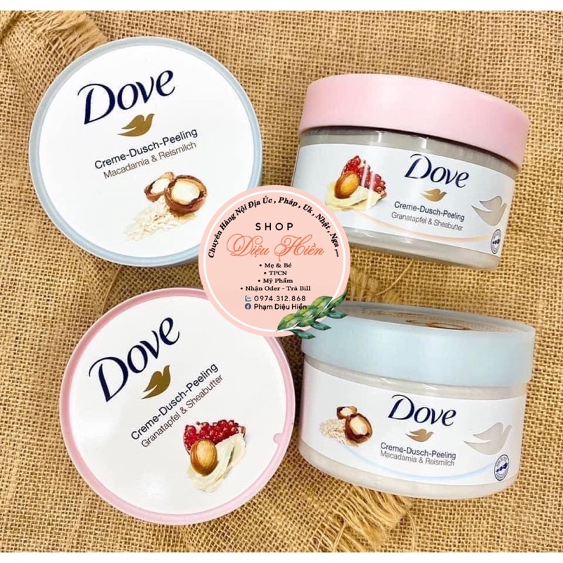 Tẩy da chết dove bản đức