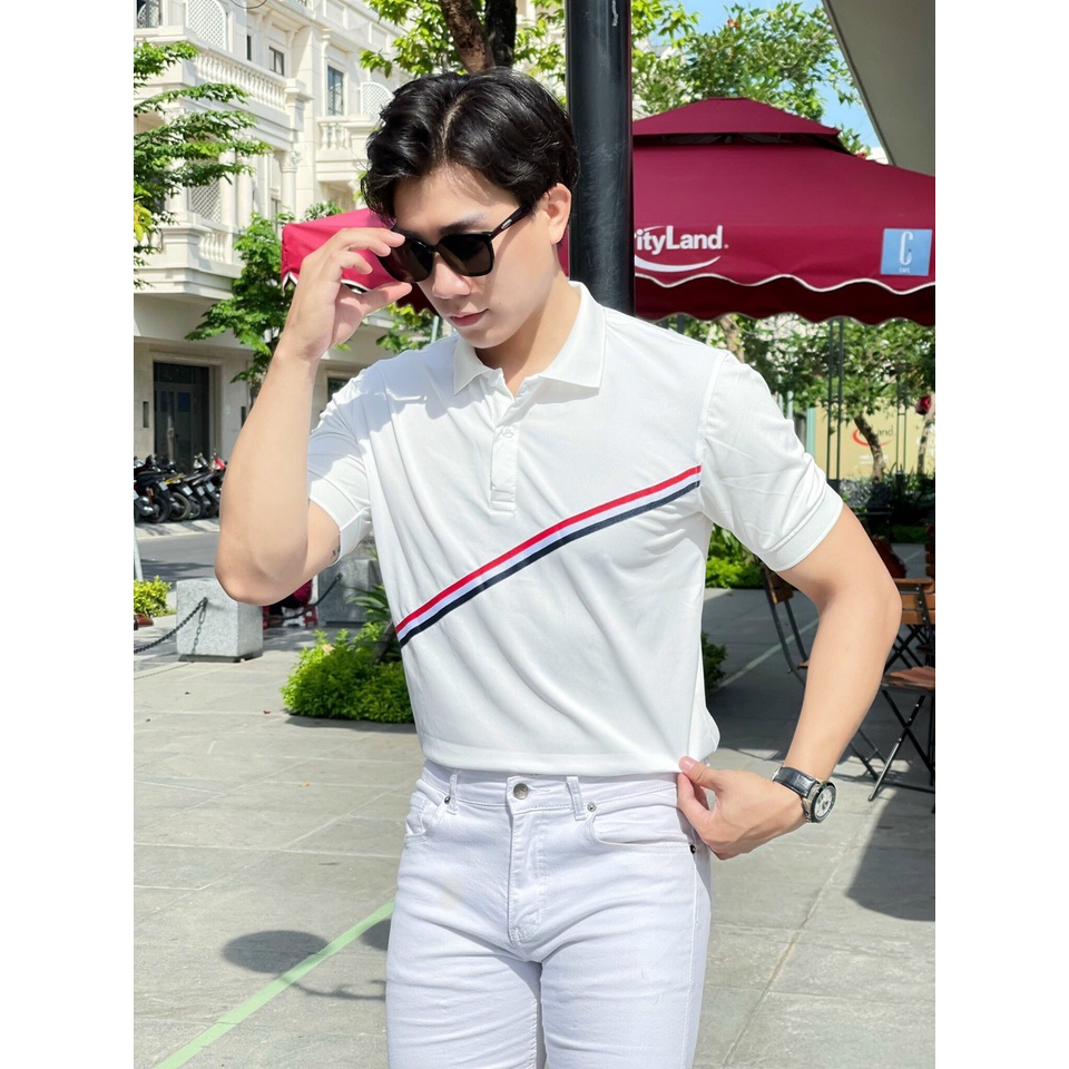 Áo polo cổ bẻ dáng basic BEMAN-PL8,hàng cao cấp,vải cá sấu co giãn 4 chiều,lịch sự