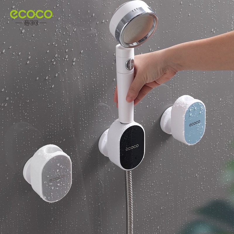 Móc treo vòi hoa sen 360 độ Ecoco không khoan tường | Móc treo chổi, vòi xịt, cài đồ dùng đa năng cao cấp mẫu mới QH