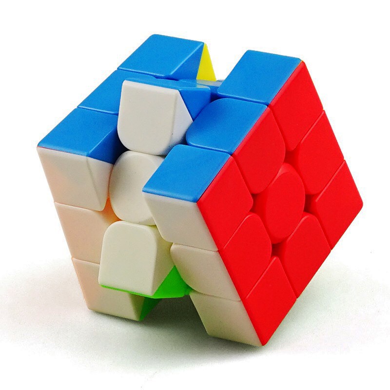 Rubik 3x3 - Rubik 3x3x3 Stickerless Cao Cấp Xoay Trơn, Cực Mượt, Bẻ Góc Tốt