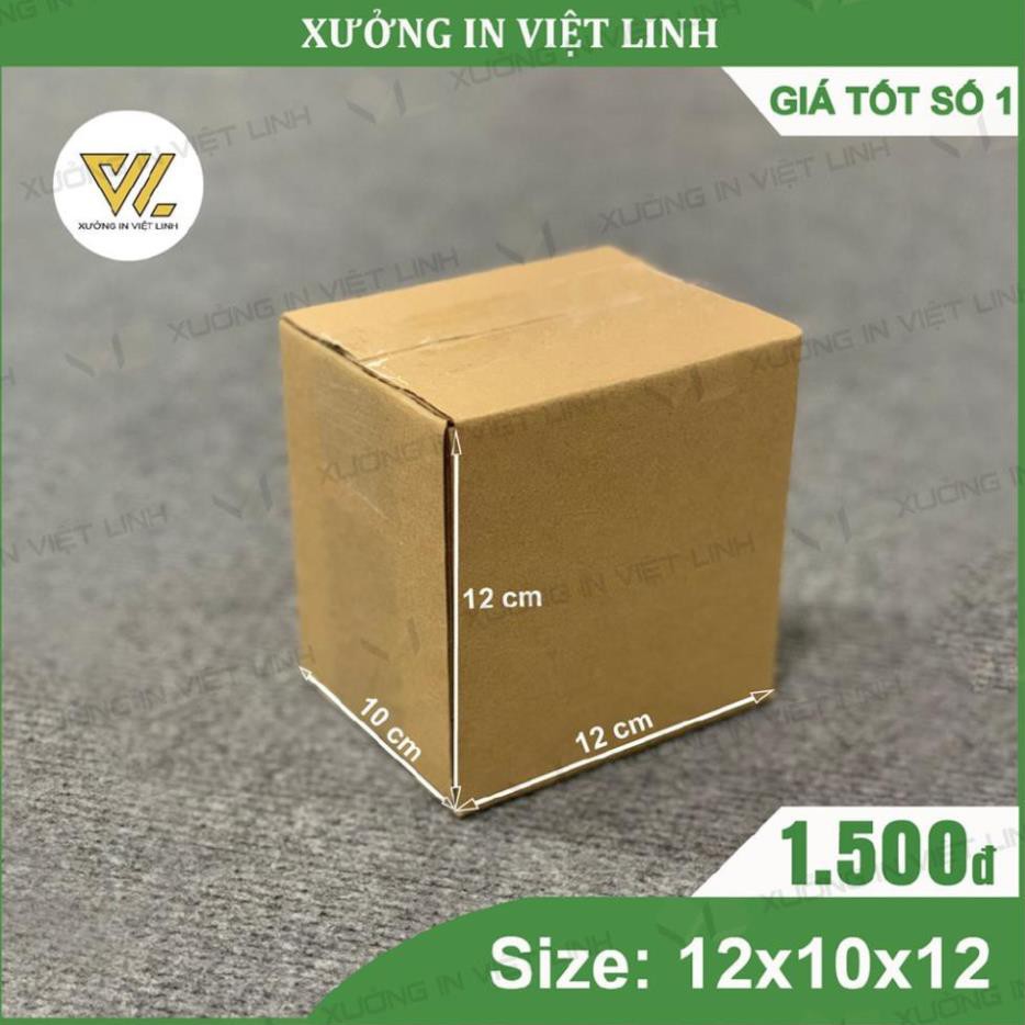 [FreeShip - Giá gốc tận xưởng] COMBO 200 Hộp 12x10x15 - Hộp Carton Đóng Hàng