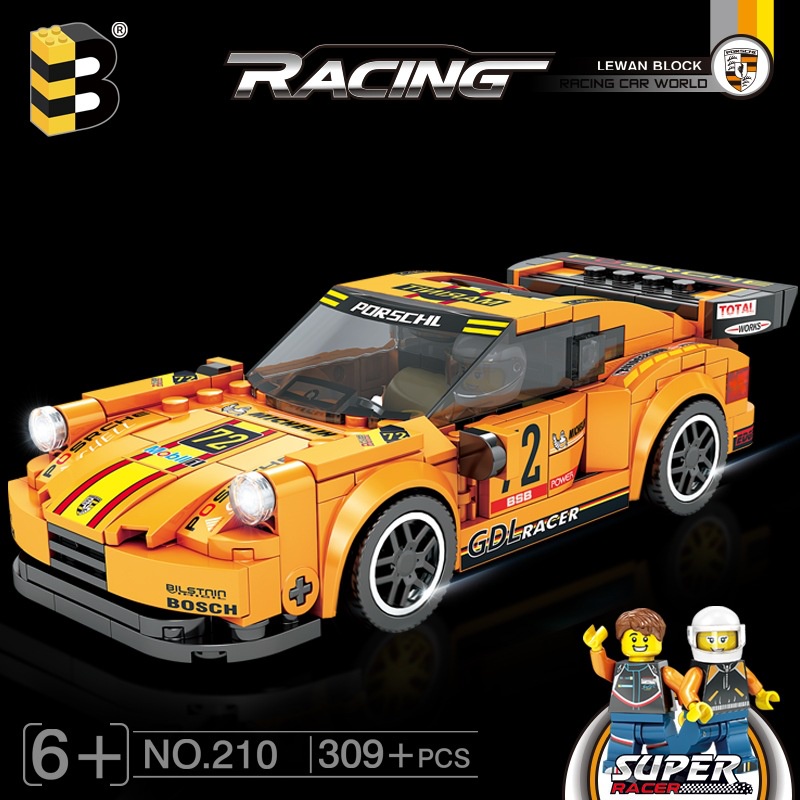 [Mã LIFE0503TOYS giảm 10% đơn 0Đ] Đồ chơi lắp ráp lego mô hình ô tô siêu xe đua Porsche 309 chi tiết cho bé-lego city