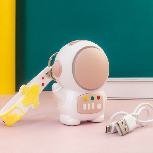 Quạt tích điện mini cầm tay không cánh phi hành gia Astronauti quạt sạc usb 2 chế độ gió siêu mạnh - Alice store