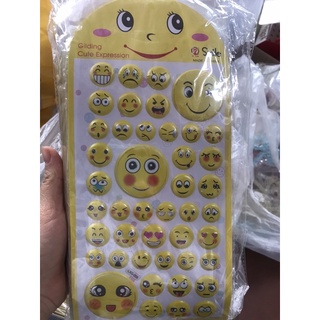 Sticker nổi mặt cười (giá 1 tờ)