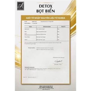 [Sẵn]Detox bọt biển thải độc da