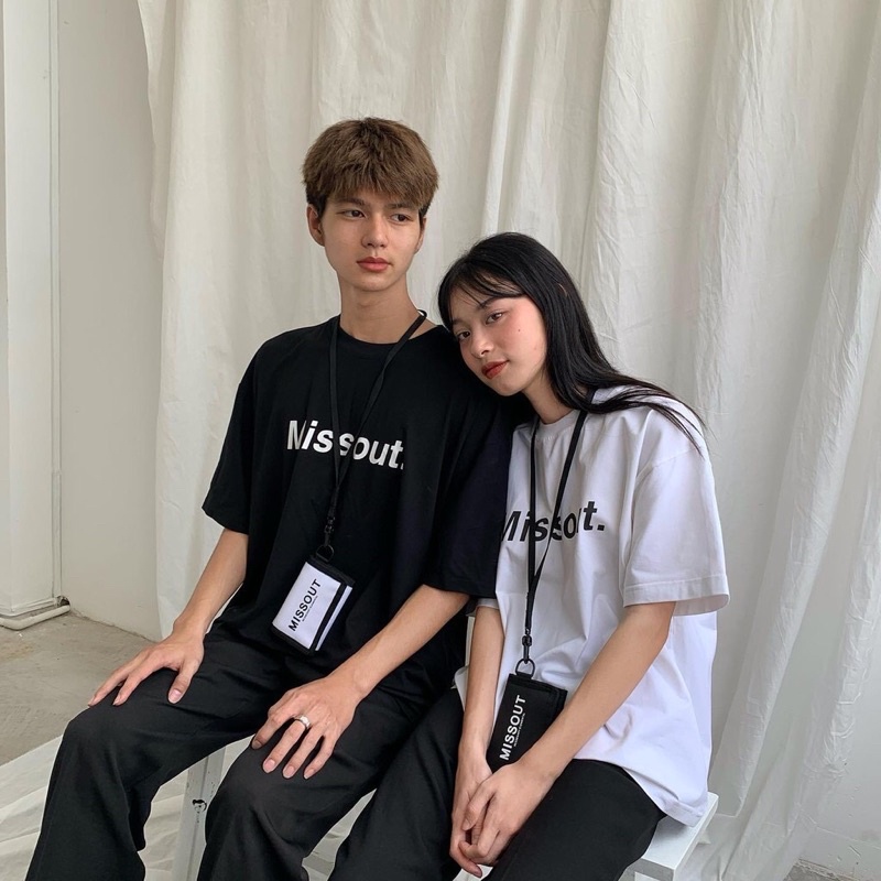 [ Rẻ vô địch ] Áo thun cotton tay lỡ dáng rộng unisex - Missout