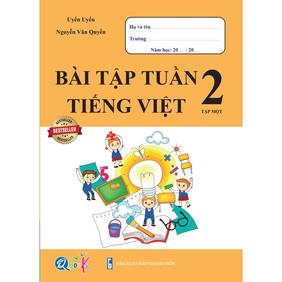 Sách - Combo Bài Tập Tuần và Đề Kiểm Tra Toán - Tiếng Việt 2 - Học Kì 1 (4 cuốn) | WebRaoVat - webraovat.net.vn