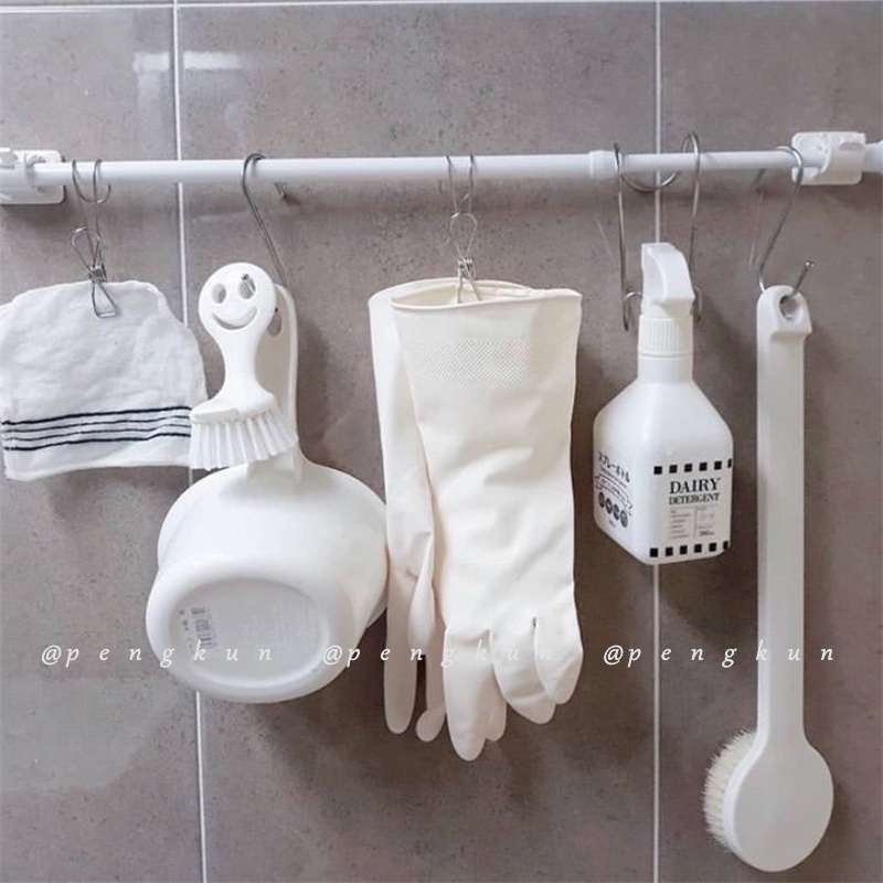 Kẹp Dài Bằng Thép Không Gỉ Dùng Treo Khăn Lau Chén Dĩa Tiện Dụng