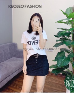 Quần giả váy kèm đai!