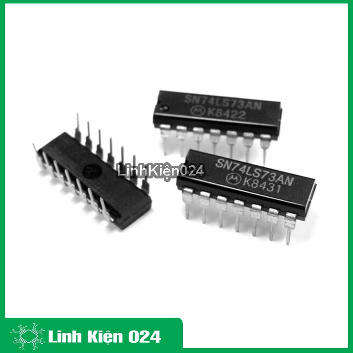Ic chức năng 74LS73 Dual JK Flip-Flop kép chân cắm DIP14