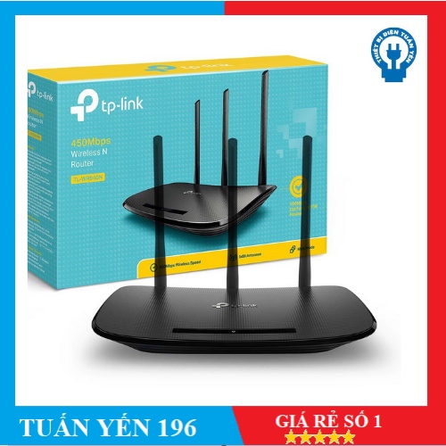 Bộ Phát WiFi Tplink WR940N 450Mbps 3 Râu - Chính hãng