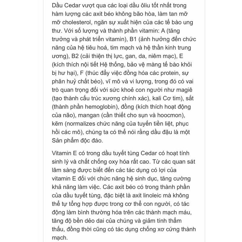 Tinh Dầu Thông Đỏ Real Caps Cedar Oil 60 Viên Của Nga