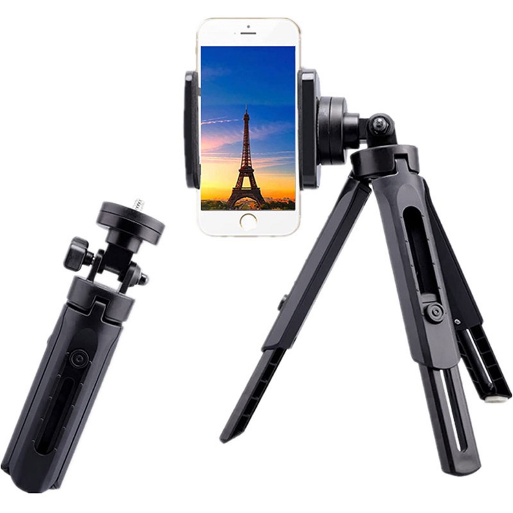Giá Đỡ Điện Thoại Cầm Tay Để Bàn Gấp Gọn - Kẹp Điện Thoại Đa Năng Chụp Ảnh Livestream Xem Phim Đọc Báo