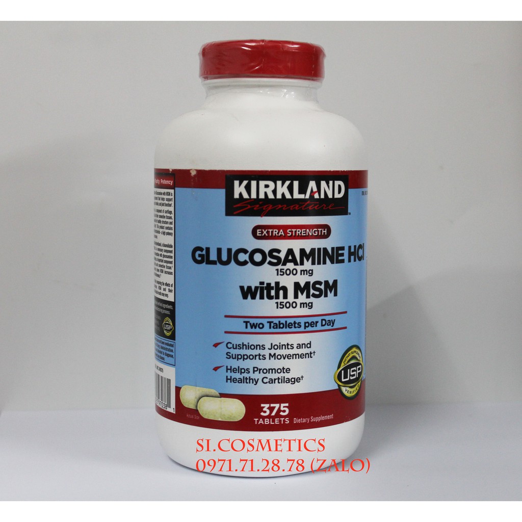 Viên uống Glucosamine KIRKLAND 375 viên