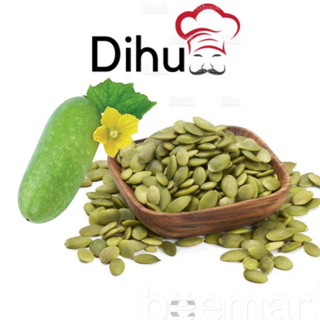 Nhân hạt bí xanh đã tách vỏ Ấn Độ  hộp 500gram dihu food