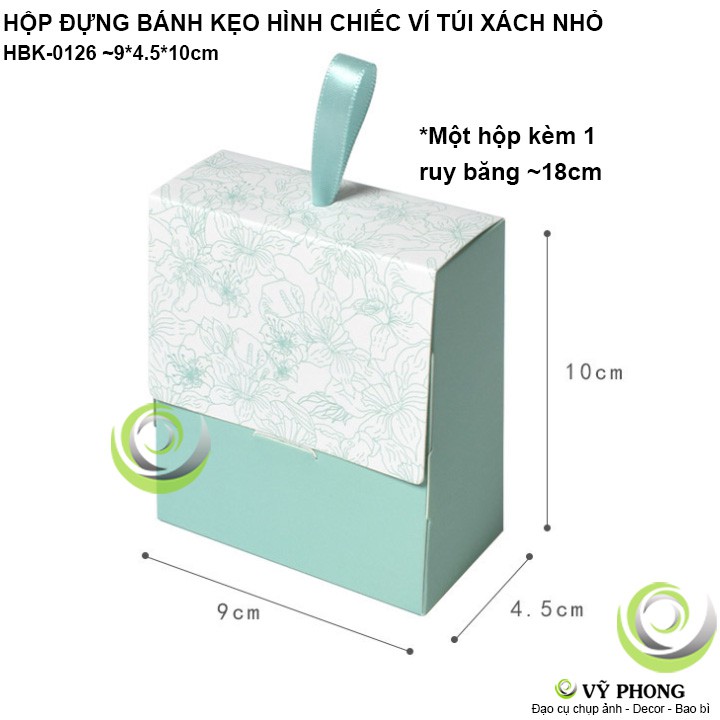 HỘP GIẤY ĐỰNG BÁNH KẸO HÌNH CHIẾC VÍ TÚI XÁCH NHỎ ĐỰNG QUÀ TẶNG CÁC DỊP LỄ TẾT HBK-0126 | BigBuy360 - bigbuy360.vn