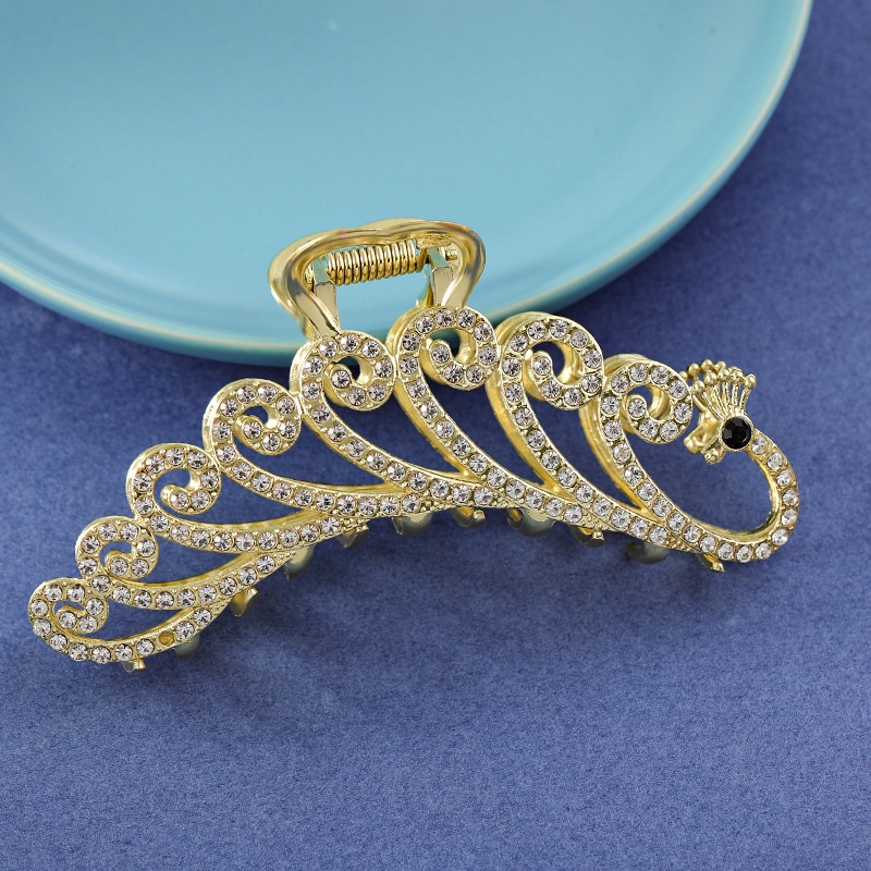 Kẹp Tóc Hình Cá Mập Đính Ngọc Trai Bằng Hợp Kim Phong Cách Hàn Quốc