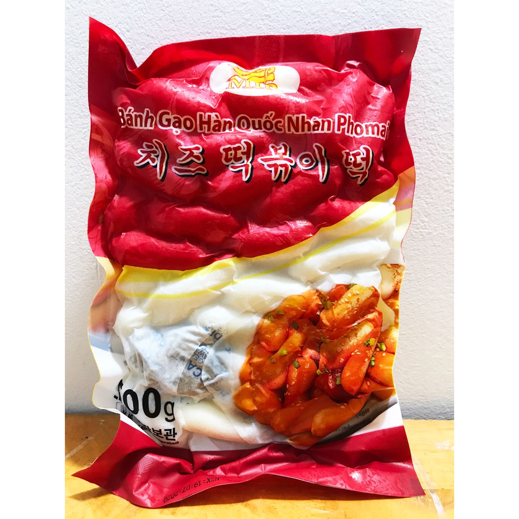 Bánh gạo tokbokki nhân phomai 500g