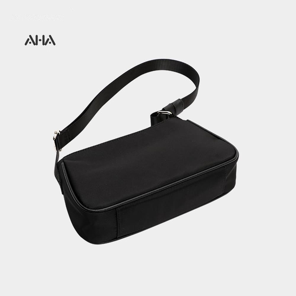 Túi xách đeo vai AHA official vải oxford phong cách vintage dễ phối đồ thời trang