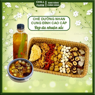 Set chè dưỡng nhan cao cấp 1 lần nấu cho 3-4 người ăn, set chè dưỡng nhan loại ngon bổ dưỡng đẹp da