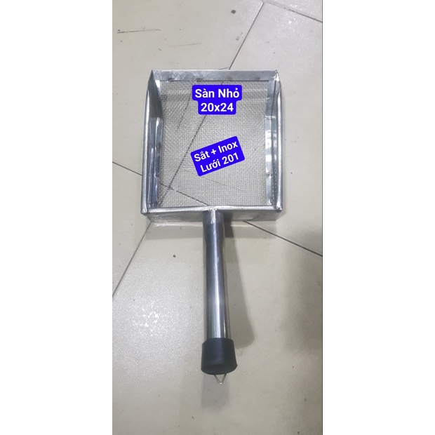 Sàn cát, sàn phân gà (Nhỏ 20x25)- Inox +Sắt