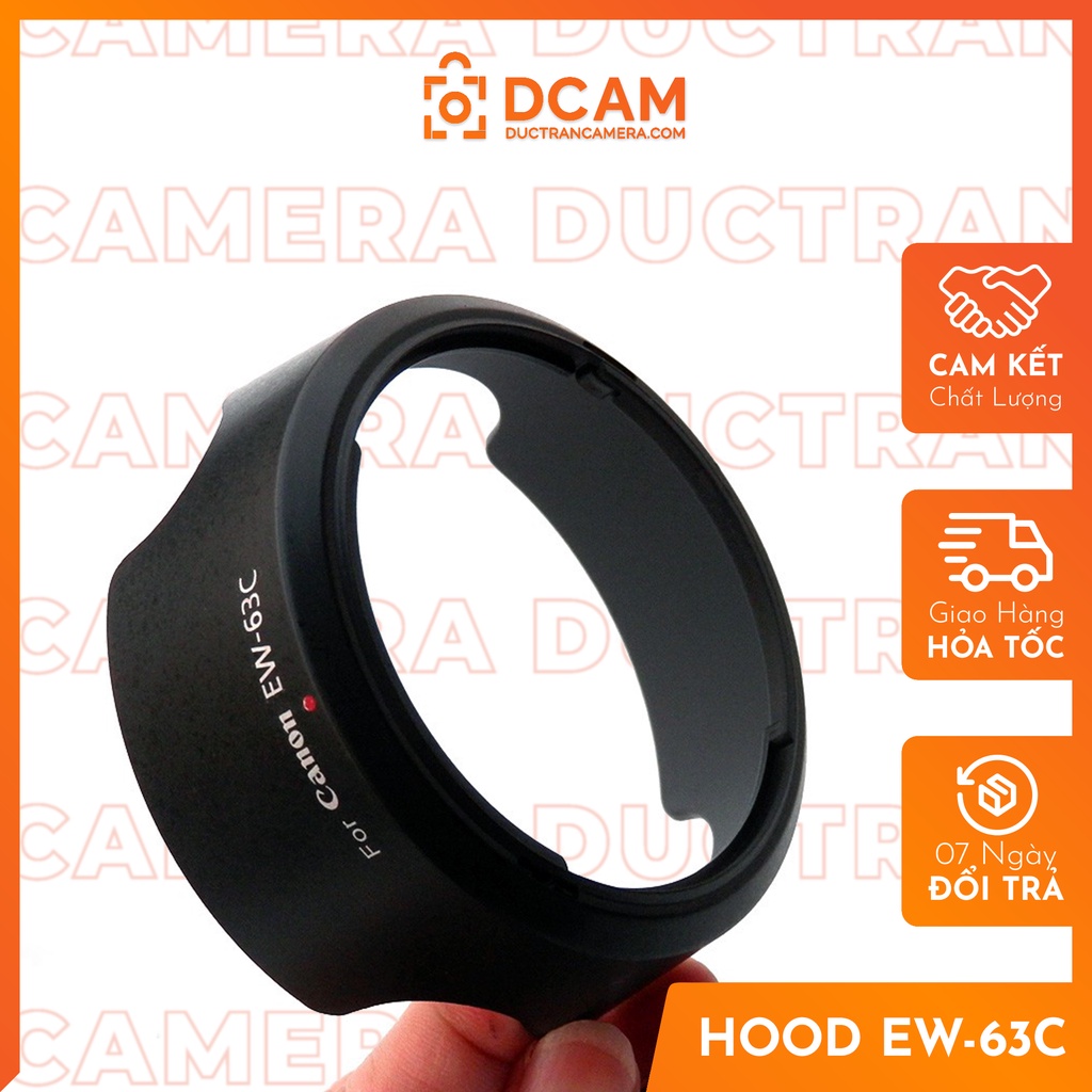 Loa che nắng Hood EW-63C hoa sen cho lens Canon 18-55 STM