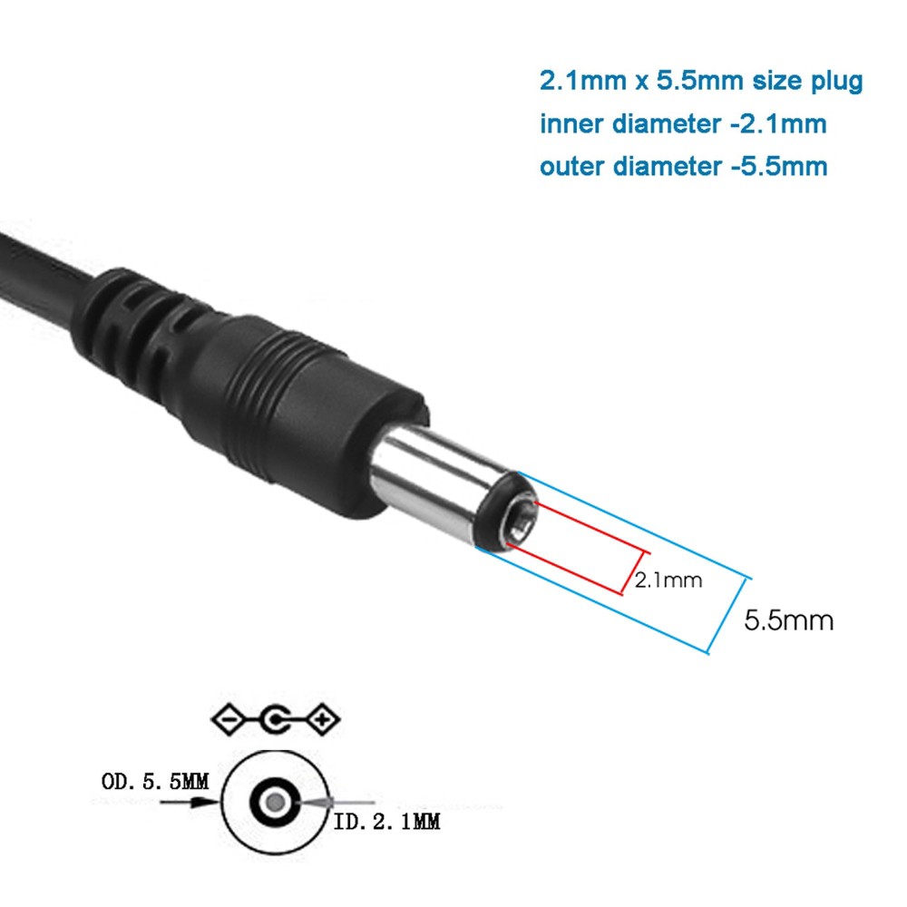 [MUMU] Dây cáp sạc 5V USB - DC 5.5 Mm chất lượng cao