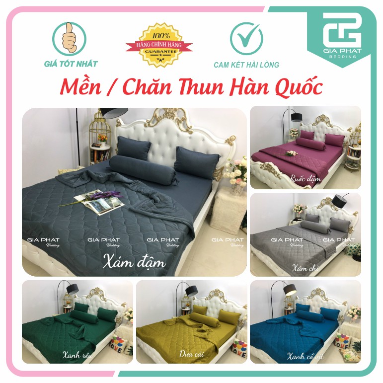 Chăn/ Mền thun lạnh Hàn Quốc 1 màu cao cấp | BigBuy360 - bigbuy360.vn