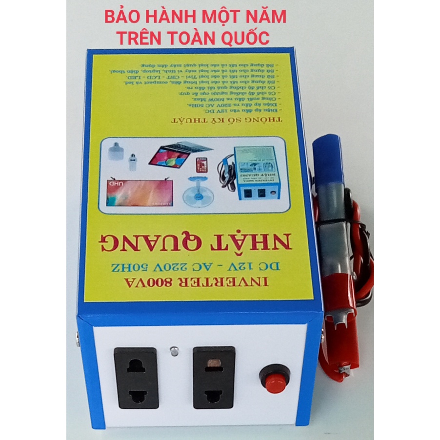 ĐẢO ĐIỆN 12V RA 220V AV 800VA