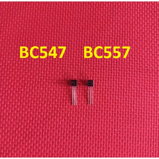 Transistor BC547 BC557 TO-92 50V 0.1A NPN