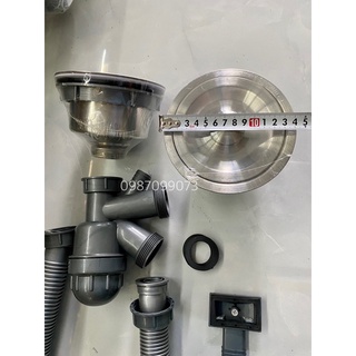 Bộ xả đại chậu rửa chén phi 140mm, Bộ xả chén đại