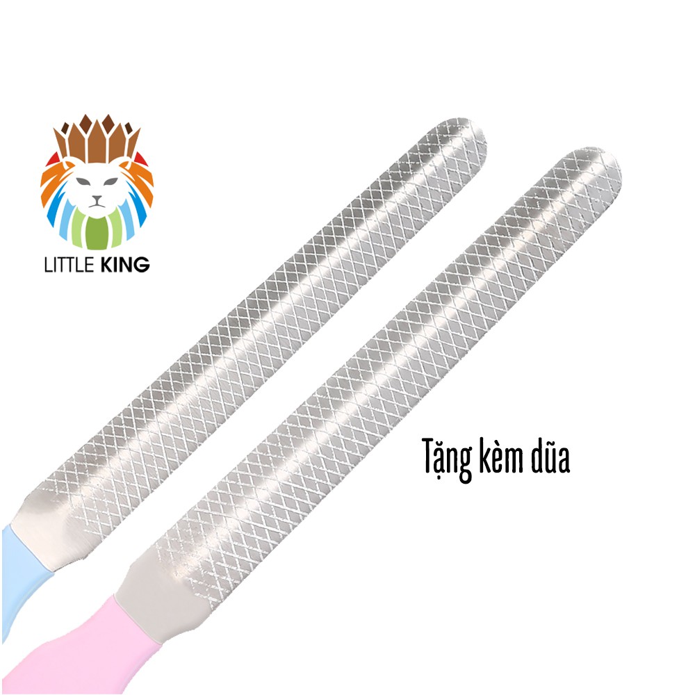 Bộ Kìm cắt móng và dũa móng cho chó mèo, thú cưng loại cán cong Little King pet shop
