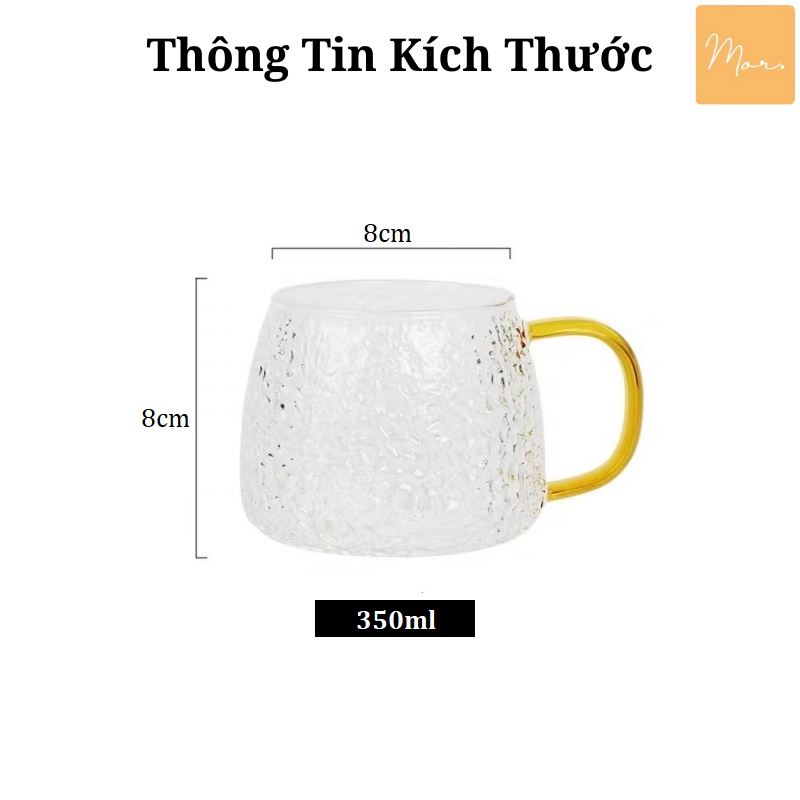 Cốc thủy tinh chịu nhiệt vân sần - C15