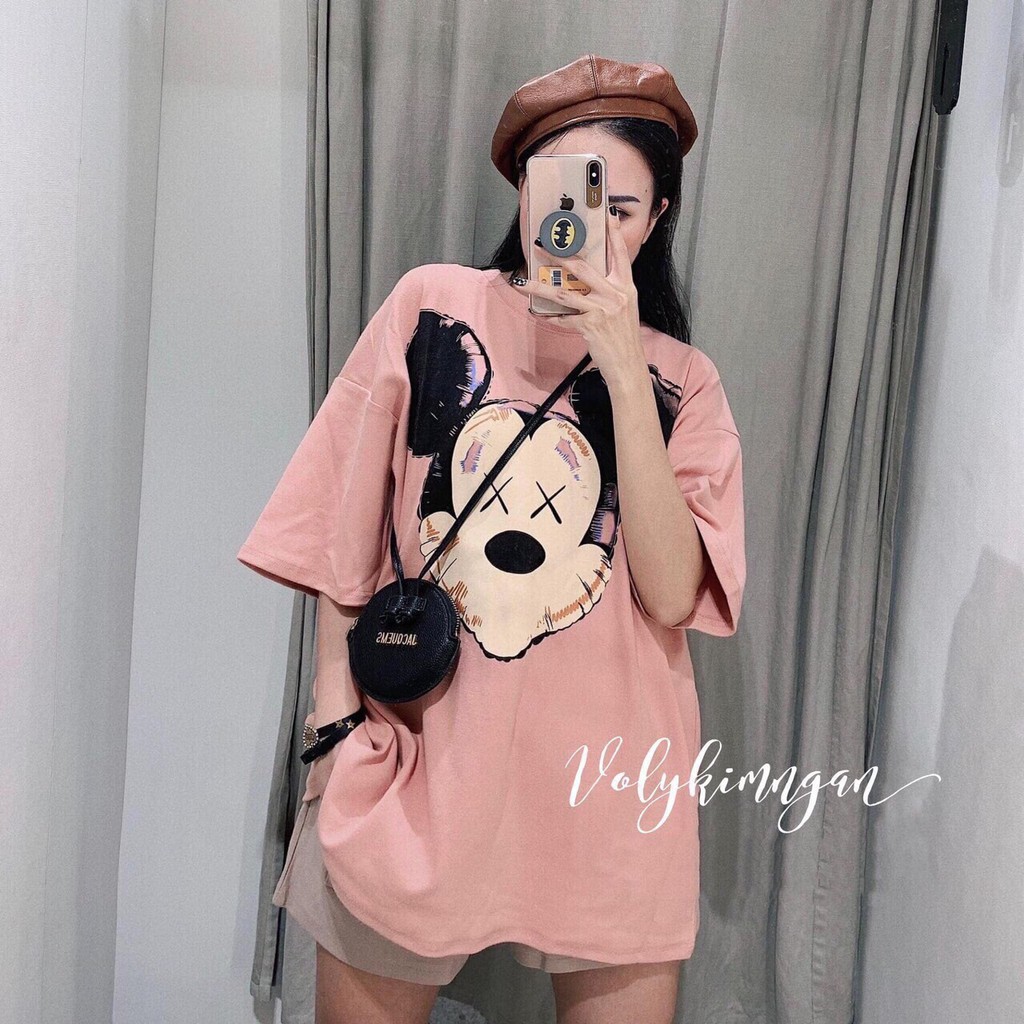 Áo Thun MẶT GẤU Unisex From Rộng Hot Trend Mới Vải Mềm Mịn Giá Xưởng