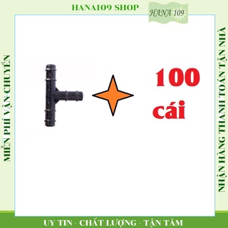 100 chữ T 10 ly dùng chia nhánh ống dẻo pe 10 ly ứng dụng trong các hệ thống tưới cây tự động, nhỏ giọt
